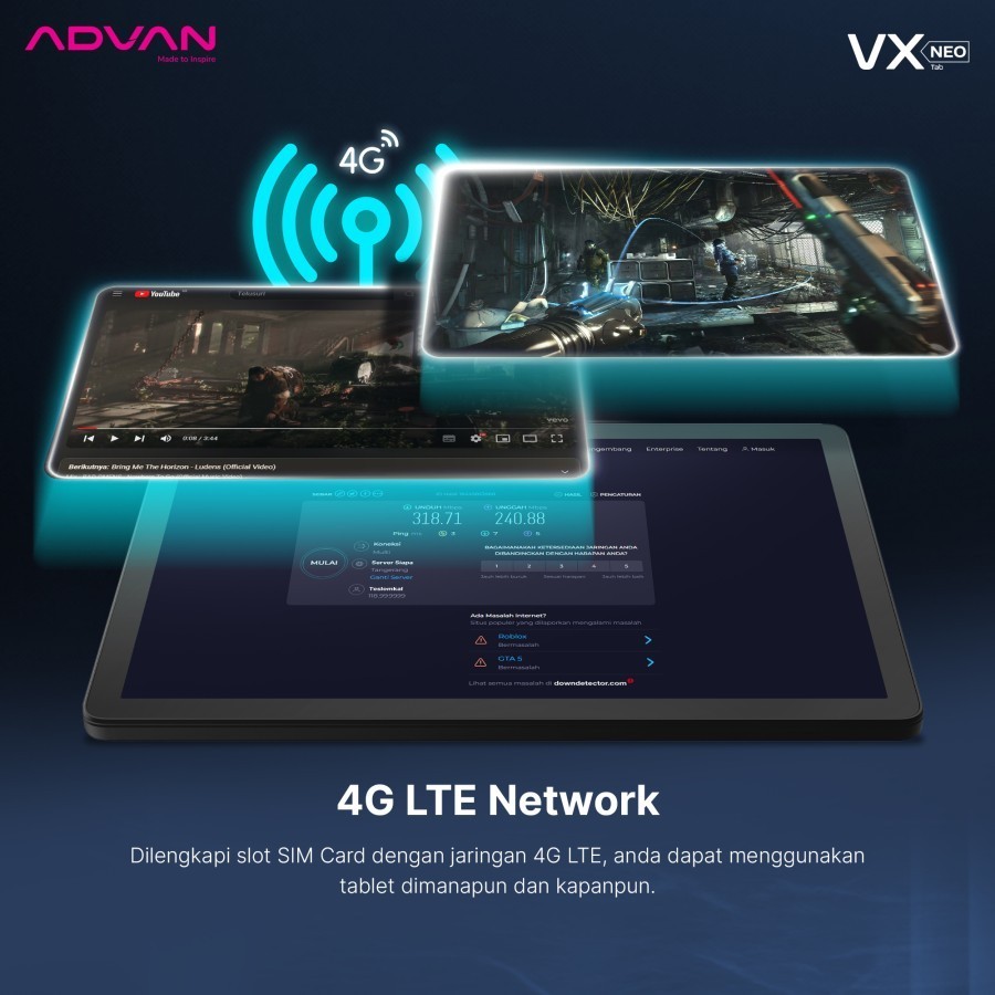 Rekomendasi Tab Advan VX Neo Desember 2024